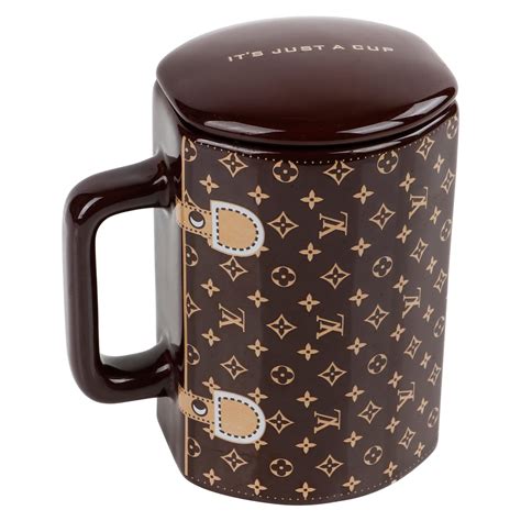 louis vuitton mugs for sale|Louis Vuitton drink tumbler.